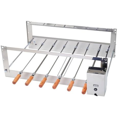 Churrasqueira Rotativa Inox 6 Espetos CRIS - 06 220V Arke Menor preço em Churrasqueira Rotativa Inox 6 Espetos CRIS - 06 220V Arke