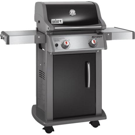 Churrasqueira Spirit E-210 a Gás Weber Preto Menor preço em Churrasqueira Spirit E-210 a Gás Weber Preto