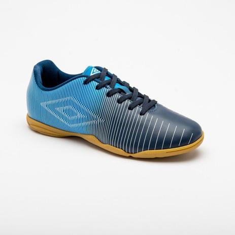 Chuteira futsal Umbro Vibe Adulto - Azul Escuro Menor preço em Chuteira futsal Umbro Vibe Adulto - Azul Escuro