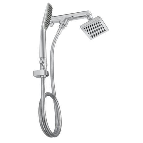 Chuveiro de Parede com Desviador e Ducha Manual Deca Flex Retangular Cromado - 1965.C Menor preço em Chuveiro de Parede com Desviador e Ducha Manual Deca Flex Retangular Cromado - 1965.C