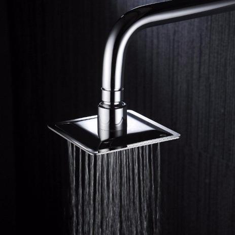 Chuveiro Ducha 10x10 Quadrada Square Slim Inox 10vcm com braço - Premierdecor é boa?