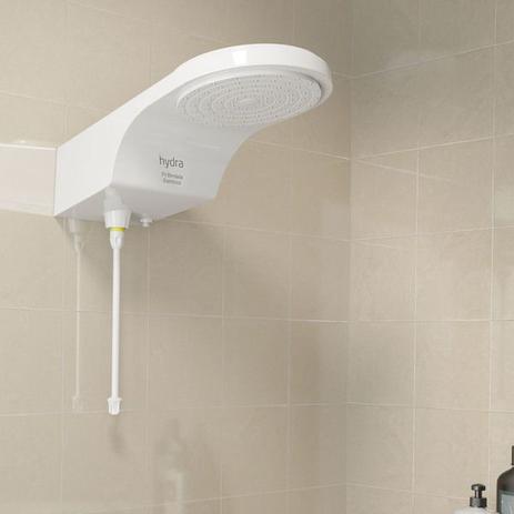 Chuveiro Ducha Fit Blindada Eletrônica Branca 220v 6500w - Hydra Menor preço em Chuveiro Ducha Fit Blindada Eletrônica Branca 220v 6500w - Hydra