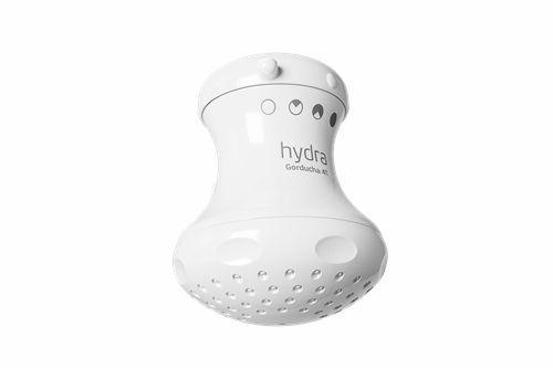 Chuveiro Ducha Hydra Corona Gorducha 4T Multitempertaturas (já vem com Cano) 5700w Branco 220v Menor preço em Chuveiro Ducha Hydra Corona Gorducha 4T Multitempertaturas (já vem com Cano) 5700w Branco 220v