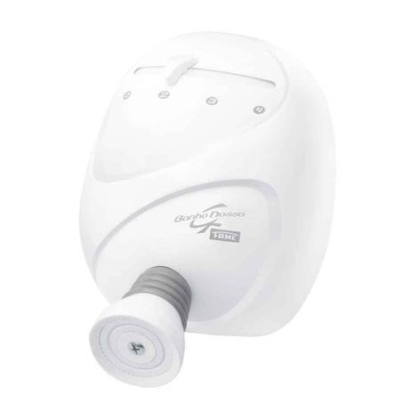 Chuveiro elétrico 220V 6800W Banho Nosso 4 temperaturas branco Fame Menor preço em Chuveiro elétrico 220V 6800W Banho Nosso 4 temperaturas branco Fame