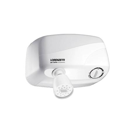 Chuveiro Elétrico Jet Turbo Multitemperaturas 7800w 220v Branco - Lorenzetti Menor preço em Chuveiro Elétrico Jet Turbo Multitemperaturas 7800w 220v Branco - Lorenzetti
