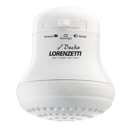 Chuveiro elétrico multitemperatura Maxi Ducha Branco 5500W 220V branco Lorenzetti Menor preço em Chuveiro elétrico multitemperatura Maxi Ducha Branco 5500W 220V branco Lorenzetti