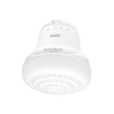 Chuveiro Elétrico Quattro 4t 5400w 110v Branco - Fame Menor preço em Chuveiro Elétrico Quattro 4t 5400w 110v Branco - Fame