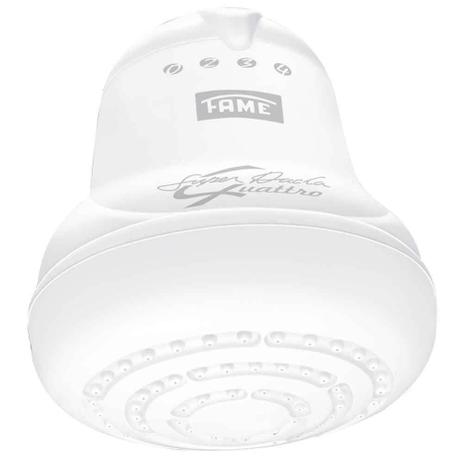Chuveiro elétrico Super Quattro 220V 6800W branco Fame Menor preço em Chuveiro elétrico Super Quattro 220V 6800W branco Fame