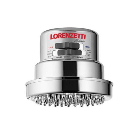 Chuveiro Elétrico Tradição 6800w 220v Cromado - Lorenzetti Menor preço em Chuveiro Elétrico Tradição 6800w 220v Cromado - Lorenzetti
