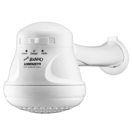 Chuveiro Maxi Banho com cano 7530299 5500W Lorenzetti Menor preço em Chuveiro Maxi Banho com cano 7530299 5500W Lorenzetti