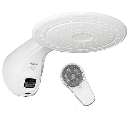 Chuveiro Optima Music Digital Turbo Hydra 220v 7700w Menor preço em Chuveiro Optima Music Digital Turbo Hydra 220v 7700w