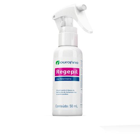 Cicatrizante Ouro Fino Regepil Spray 50ml - Ourofino Menor preço em Cicatrizante Ouro Fino Regepil Spray 50ml - Ourofino
