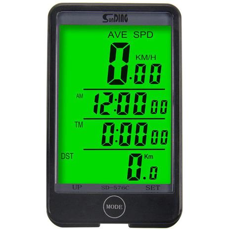 Ciclo Computador Bike Sem Fio Wirelles Velocímetro Led Touch - Sunding Menor preço em Ciclo Computador Bike Sem Fio Wirelles Velocímetro Led Touch - Sunding