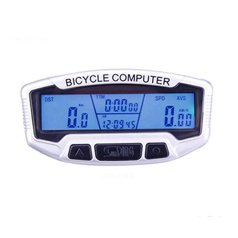 Ciclocomputador para Biclicleta 28 Funções com Velocímetro Odômetro SD-558A - Genérico Menor preço em Ciclocomputador para Biclicleta 28 Funções com Velocímetro Odômetro SD-558A - Genérico