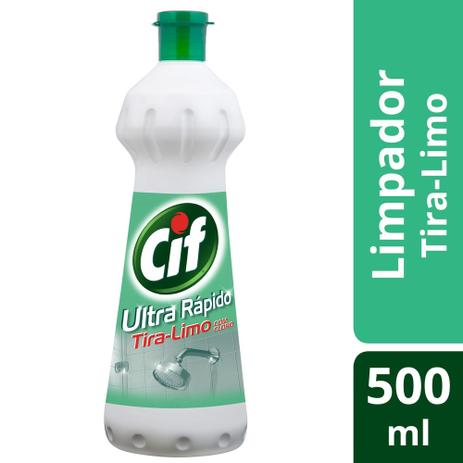 Cif Ultra Rapido Tira Limo com Cloro 500ml Menor preço em Cif Ultra Rapido Tira Limo com Cloro 500ml