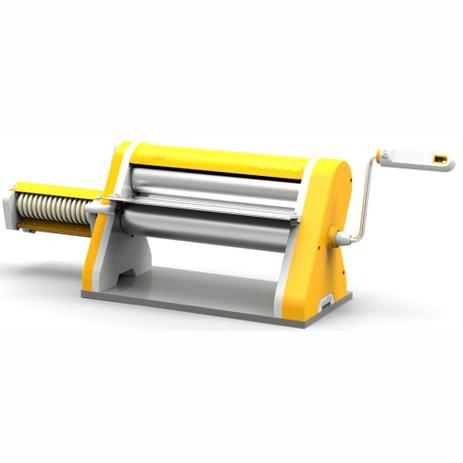 Cilindro Manual Cromado Com Cortador De Talharim - Amarelo - Anodilar Menor preço em Cilindro Manual Cromado Com Cortador De Talharim - Amarelo - Anodilar