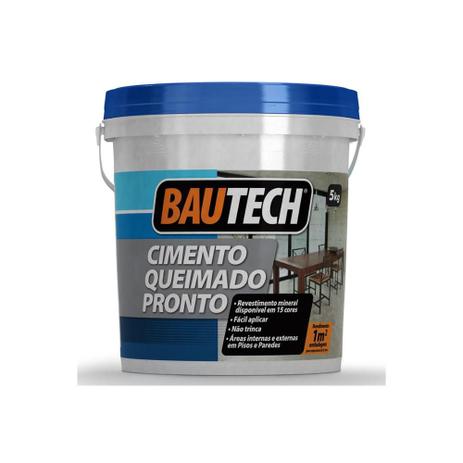 Cimento Queimado Pronto Platina 5kg - Bautech Menor preço em Cimento Queimado Pronto Platina 5kg - Bautech