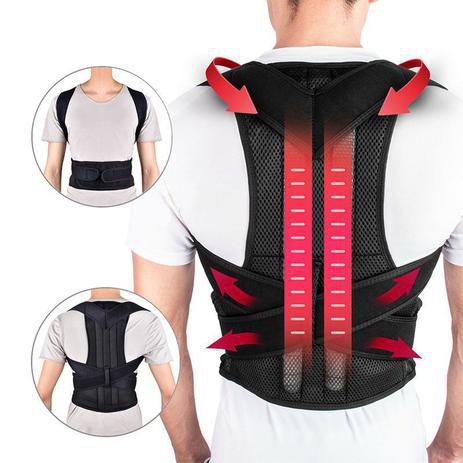 Cinta Colete Para Postura Lombar Costas Corretor Protetor Colete Postural Neoprene Masculina Menor preço em Cinta Colete Para Postura Lombar Costas Corretor Protetor Colete Postural Neoprene Masculina