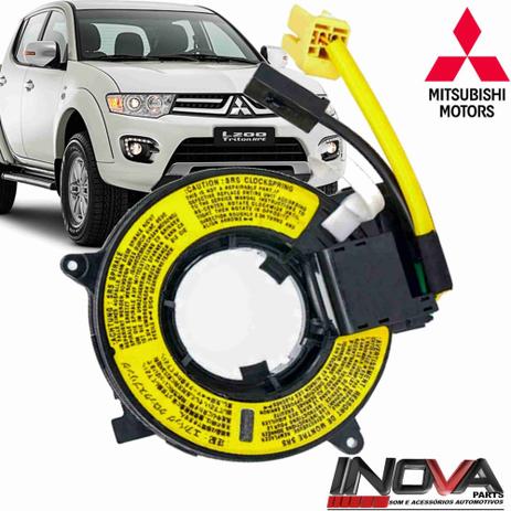 Cinta Fita Hard Disk Airbag Mitsubishi L200 Triton 8619A016 SEM CONTROLE NO VOLANTE Menor preço em Cinta Fita Hard Disk Airbag Mitsubishi L200 Triton 8619A016 SEM CONTROLE NO VOLANTE