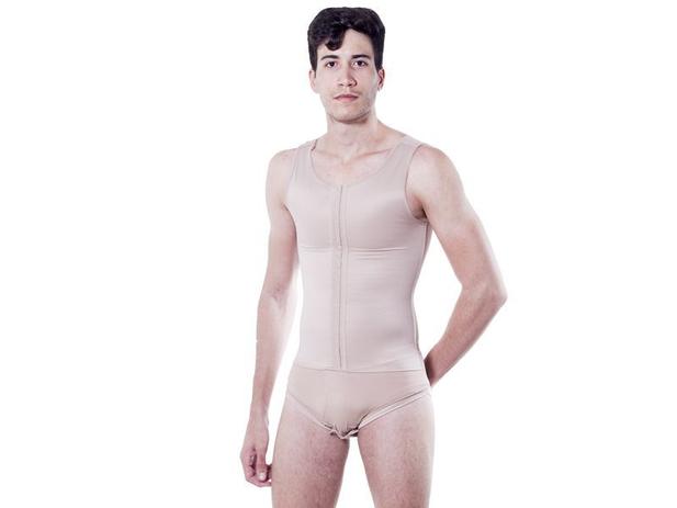 Cinta Modeladora Regata Masculina com Cueca Chocolate DC015 Doron Menor preço em Cinta Modeladora Regata Masculina com Cueca Chocolate DC015 Doron