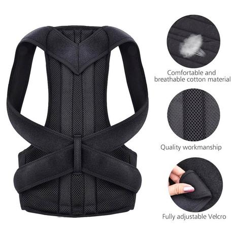 Cinta Postural Corretor De Postura E Lombar Colete Neoprene - M&C Menor preço em Cinta Postural Corretor De Postura E Lombar Colete Neoprene - M&C