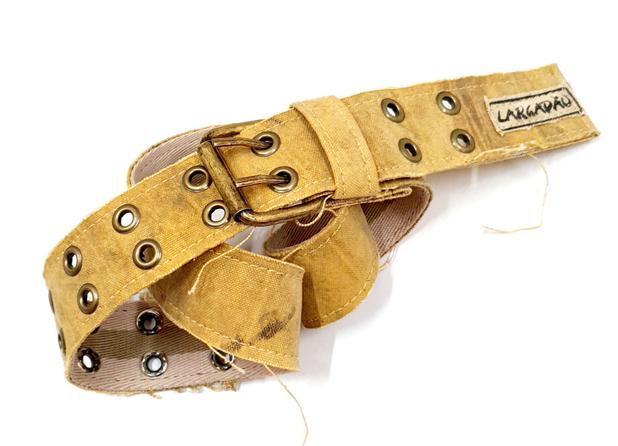 Largadao couro e lona Clearance