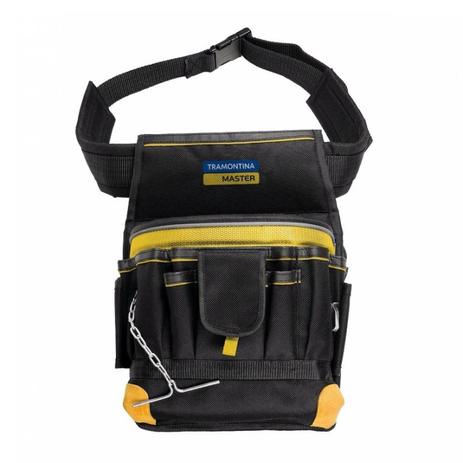 Menor preço em Cinto para Ferramentas com 14 Bolsos Tramontina Preto/Amarelo