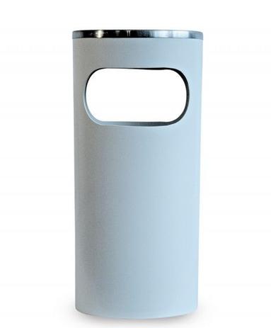 Cinzeiro Lixeira em Plastico com Aro em Aluminio - Bralimpia Menor preço em Cinzeiro Lixeira em Plastico com Aro em Aluminio - Bralimpia