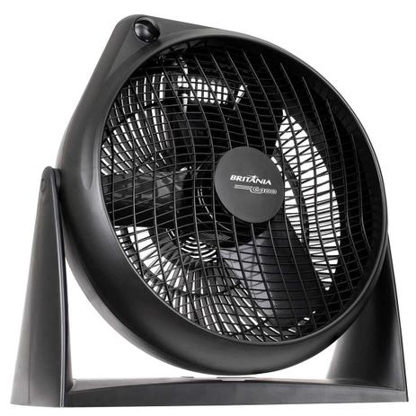 Circulador de Ar Britânia C400P, 3 Velocidades, Preto - 110V Menor preço em Circulador de Ar Britânia C400P, 3 Velocidades, Preto - 110V