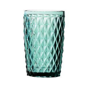 Cj 6 copos altos de vidro sodo-cálcico bico de abacaxi azul tiffany 330ml - Lyor Menor preço em Cj 6 copos altos de vidro sodo-cálcico bico de abacaxi azul tiffany 330ml - Lyor