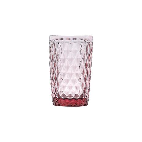 Cj 6 copos altos de vidro sodo-cálcico bico de abacaxi lilás 330ml - Lyor Menor preço em Cj 6 copos altos de vidro sodo-cálcico bico de abacaxi lilás 330ml - Lyor