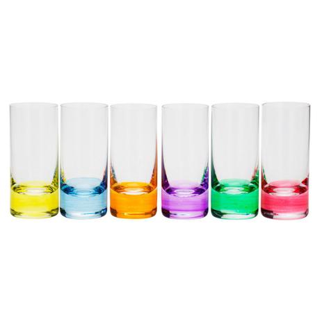 Cj 6 Copos de Cristal Ecológico P/Shot Set-Bar Favorit Coloridos 65Ml - Rojemac Menor preço em Cj 6 Copos de Cristal Ecológico P/Shot Set-Bar Favorit Coloridos 65Ml - Rojemac