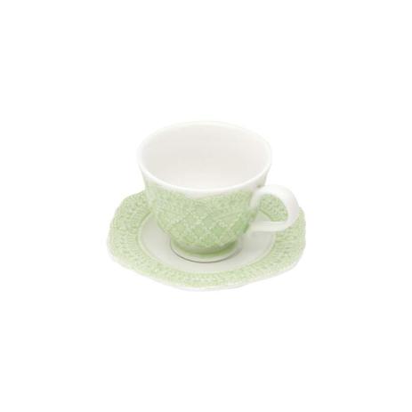 Cj 6 Pc Xícara De Café C/Píres De Porcelana Givemy Verde Claro 90Ml - F9-17262 - Rojemac Menor preço em Cj 6 Pc Xícara De Café C/Píres De Porcelana Givemy Verde Claro 90Ml - F9-17262 - Rojemac