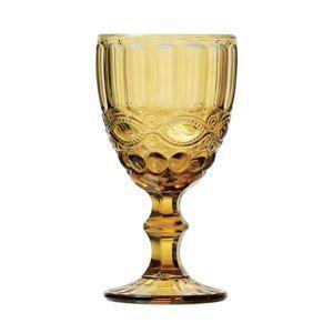 Cj 6 taças p/água de vidro sodo-cálcico libélula ambar 260ml - Lyor Menor preço em Cj 6 taças p/água de vidro sodo-cálcico libélula ambar 260ml - Lyor