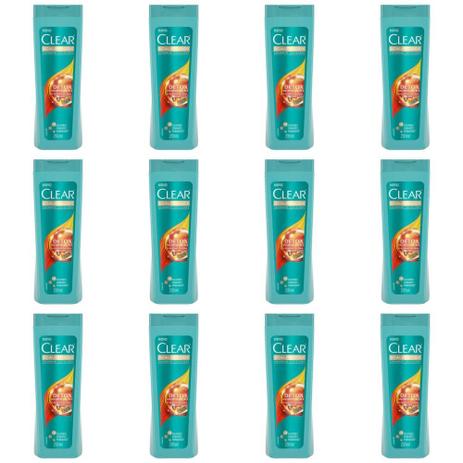 Clear Anticaspa Antipoluição Shampoo 200ml (Kit C/12) Menor preço em Clear Anticaspa Antipoluição Shampoo 200ml (Kit C/12)