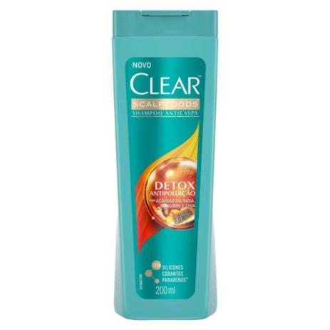 Clear Anticaspa Antipoluição Shampoo 200ml Menor preço em Clear Anticaspa Antipoluição Shampoo 200ml