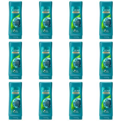 Clear Anticaspa Detox Diário Condicionador 200ml (Kit C/12) Menor preço em Clear Anticaspa Detox Diário Condicionador 200ml (Kit C/12)