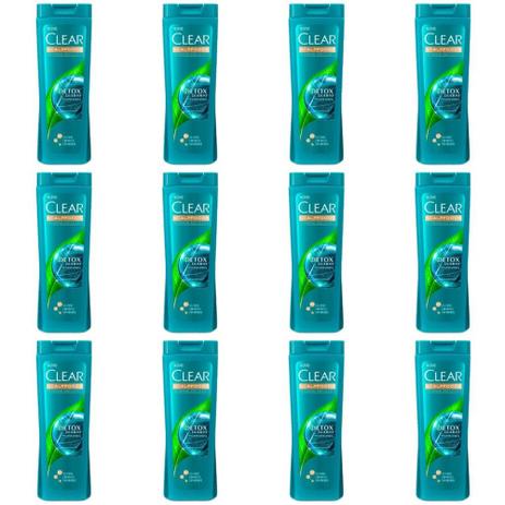 Clear Anticaspa Detox Diário Shampoo 200ml (Kit C/12) Menor preço em Clear Anticaspa Detox Diário Shampoo 200ml (Kit C/12)