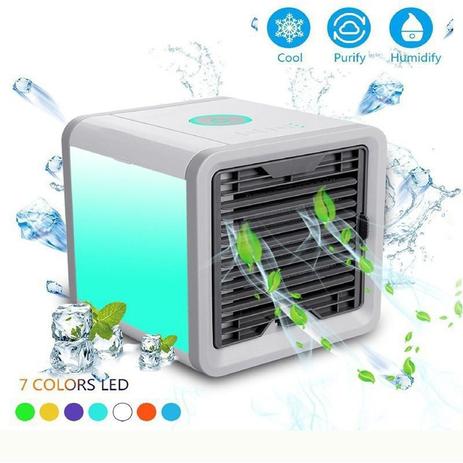 Climatizador Ar Ventilador Cool Luminaria Agua Gelado Cooler (BSL-VEN-3) - Ab midia Menor preço em Climatizador Ar Ventilador Cool Luminaria Agua Gelado Cooler (BSL-VEN-3) - Ab midia