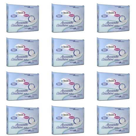 Clin Off Absorvente Geriátrico C/18 (Kit C/12) Menor preço em Clin Off Absorvente Geriátrico C/18 (Kit C/12)