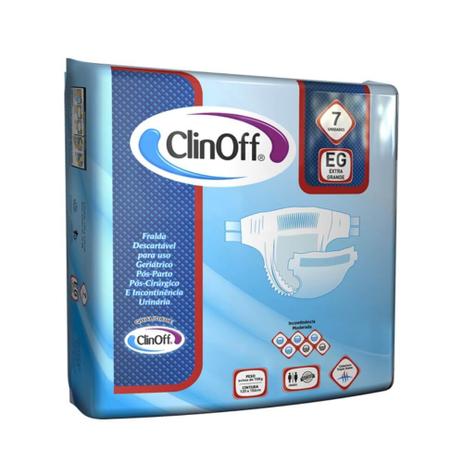 Clin Off Fralda Geriátrica EG C/7 Menor preço em Clin Off Fralda Geriátrica EG C/7