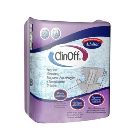 Clin Off Fralda Geriátrica M C/8 (Kit C/06) Menor preço em Clin Off Fralda Geriátrica M C/8 (Kit C/06)