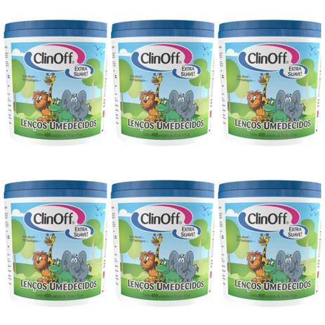 Clin Off Lenços Umedecidos Infantil Balde Azul C/400 (Kit C/06) Menor preço em Clin Off Lenços Umedecidos Infantil Balde Azul C/400 (Kit C/06)