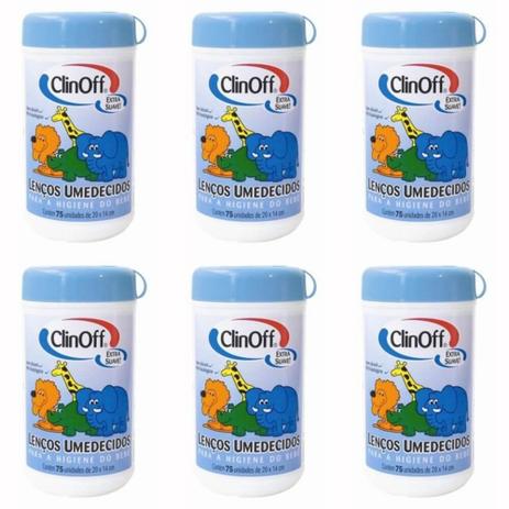 Clin Off Lenços Umedecidos Infantil Pote Azul C/75 (Kit C/06) é boa?
