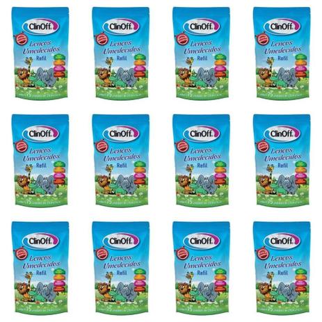 Clin Off Lenços Umedecidos Infantil Refil C/75 (Kit C/12) é boa?
