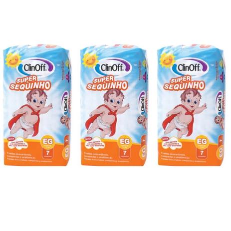 Clin Off Super Sequinho Fralda Infantil XG C/7 (Kit C/03) Menor preço em Clin Off Super Sequinho Fralda Infantil XG C/7 (Kit C/03)