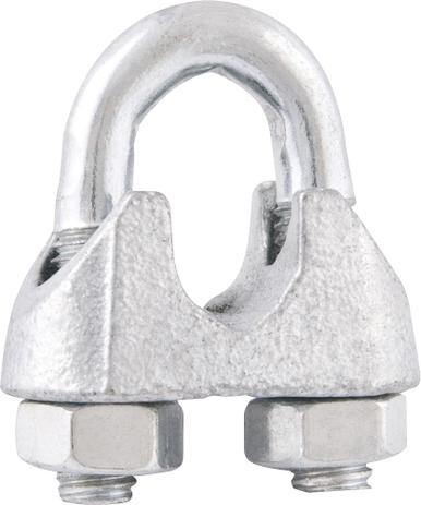 Clips para cabo de aço 1” leve galvanizado com 80 peças granel - Vonder Menor preço em Clips para cabo de aço 1” leve galvanizado com 80 peças granel - Vonder