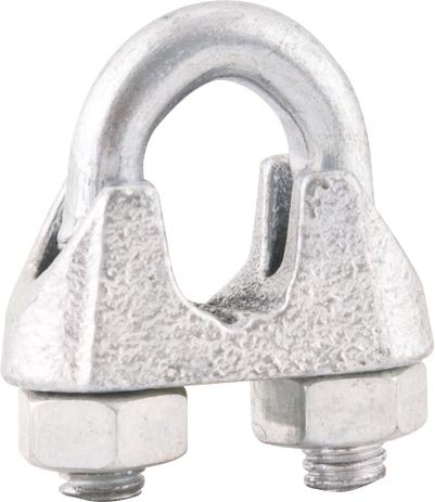 Clips para cabo de aço 1” leve galvanizado - Nove54 Menor preço em Clips para cabo de aço 1” leve galvanizado - Nove54