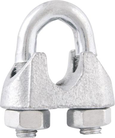 Clips para cabo de aço 3/16” leve galvanizado com 2 peças cartela - Vonder Menor preço em Clips para cabo de aço 3/16” leve galvanizado com 2 peças cartela - Vonder