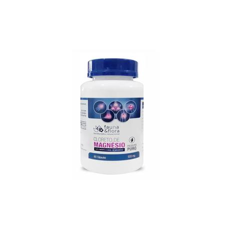 CLORETO DE MAGNÉSIO 500MG Fauna  flora 60 caps - Fauna e flora é boa?